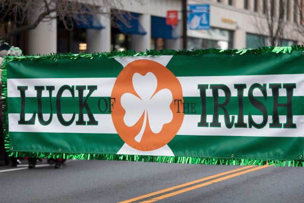 Luck of the Irish banner